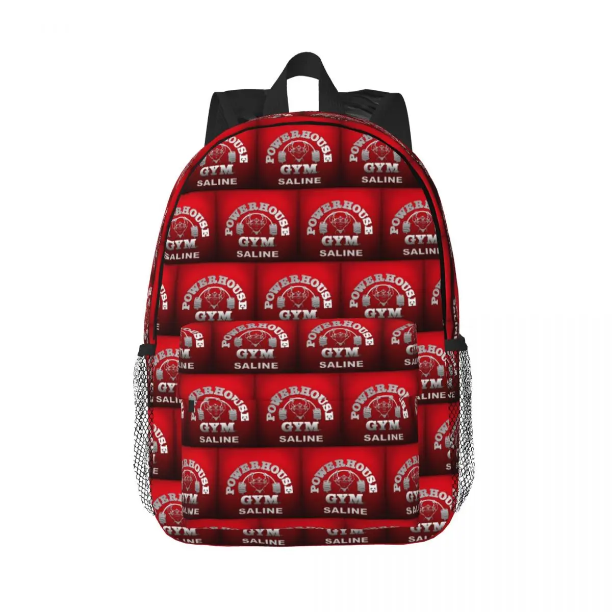 

Powerhouse Gym Motivation Backpack Daypack Large Capacity Boys Girls BookBag Shoulder Bags for Men Women Children School Bag