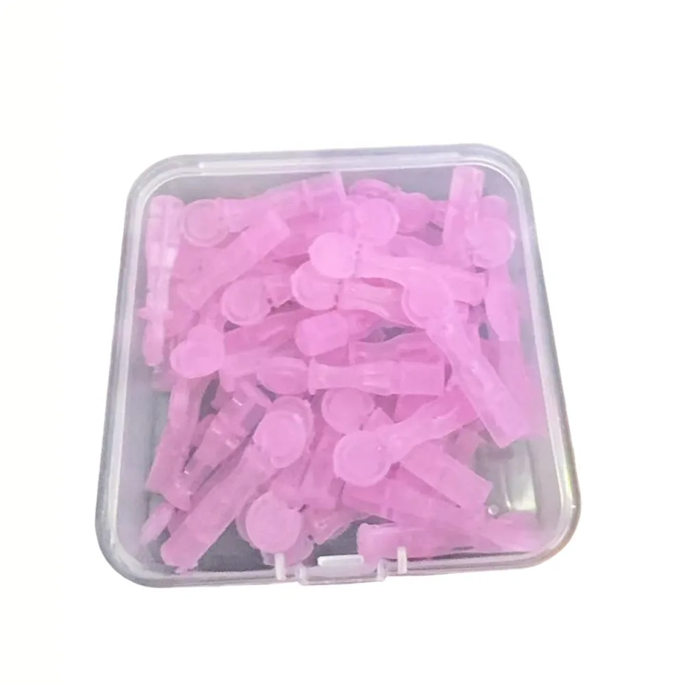 50 pçs/caixa removedor de cravo descartável acne agulha profissional cuidados com a pele removedor cravo ferramenta espinha pinos extrator mancha