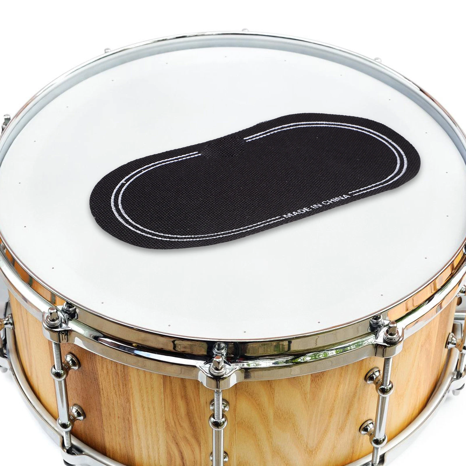

2pcs Drum Skin Protector Black Double Pedal Durable Washable Reusable Protective Patch for Drum Set Accessories