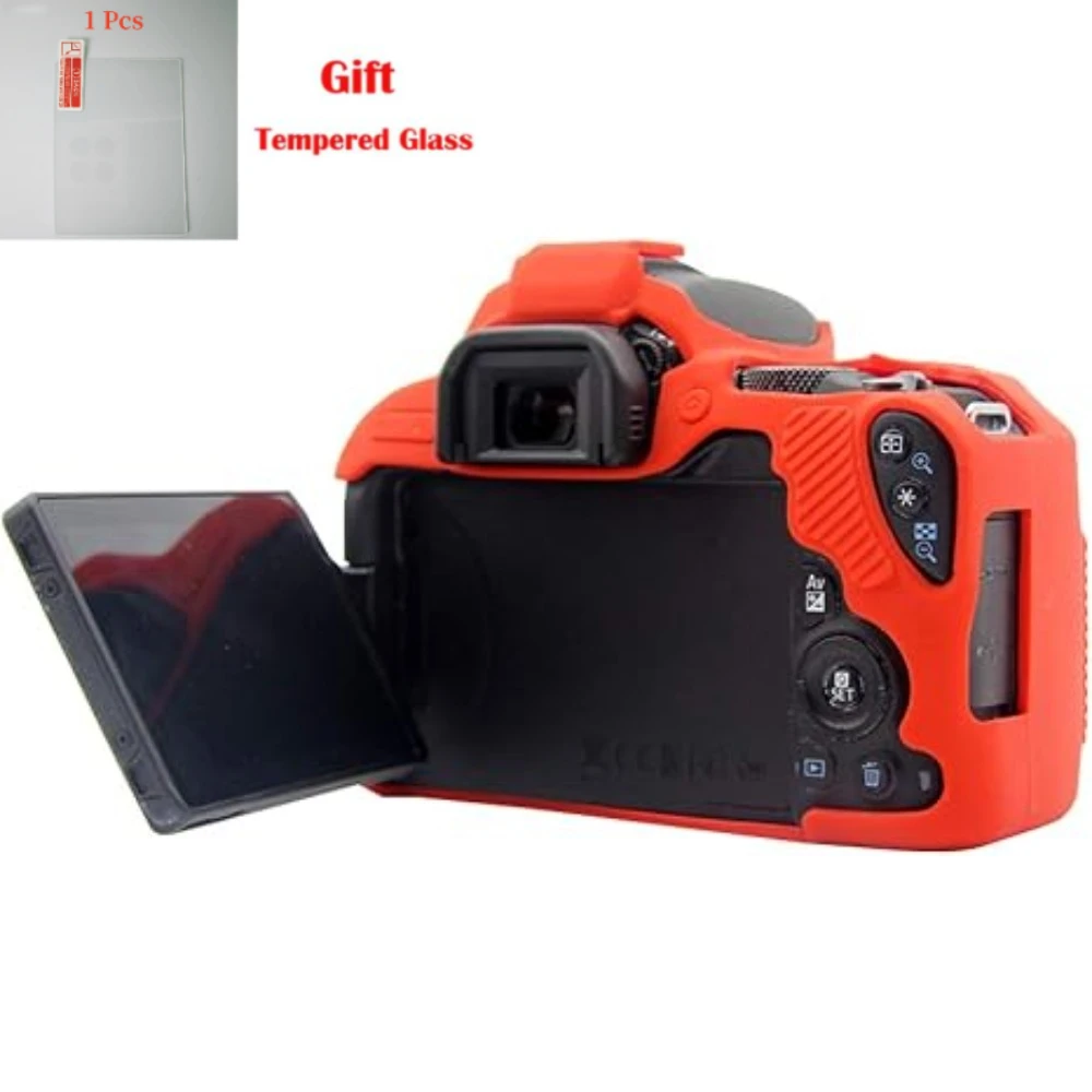

Silicone Protection Case Full Body Camera Bag , For Canon EOS 200D Mark II 250D Rebel SL2 SL3 Body Cover Protector