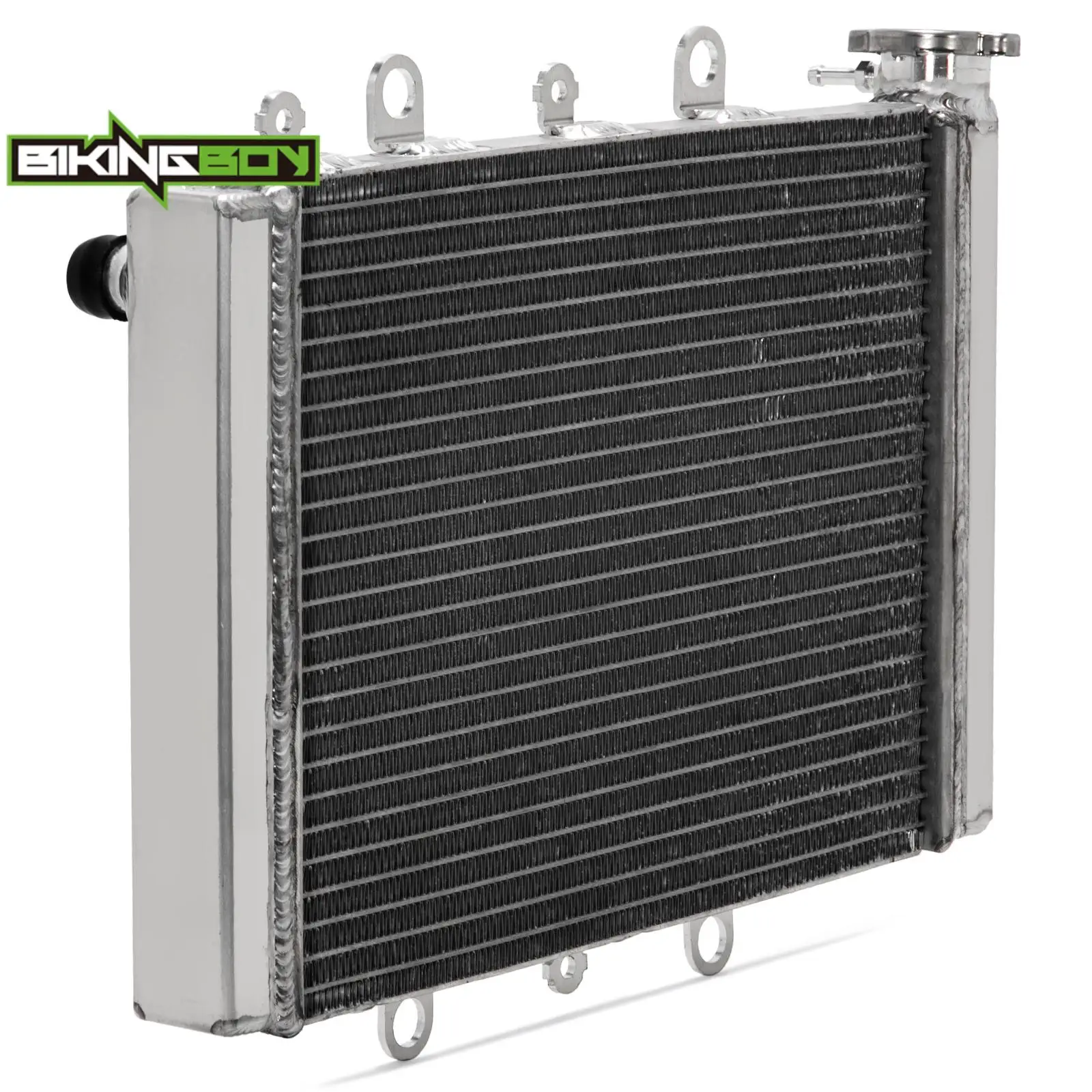 BIKINGBOY Engine Radiator Cooling Water Cooler For YFM700 Grizzly 700 15-25 Kodiak 700 16 17 18 19 20 21 22 23 24 25 4x4 FI EPS