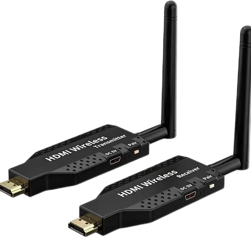eppfun 200Pro Bezprzewodowy nadajnik i odbiornik HDMI dalekiego zasięgu 50 m 4K, bezprzewodowy przedłużacz HDMI HD 1080P do przesyłania strumieniowego