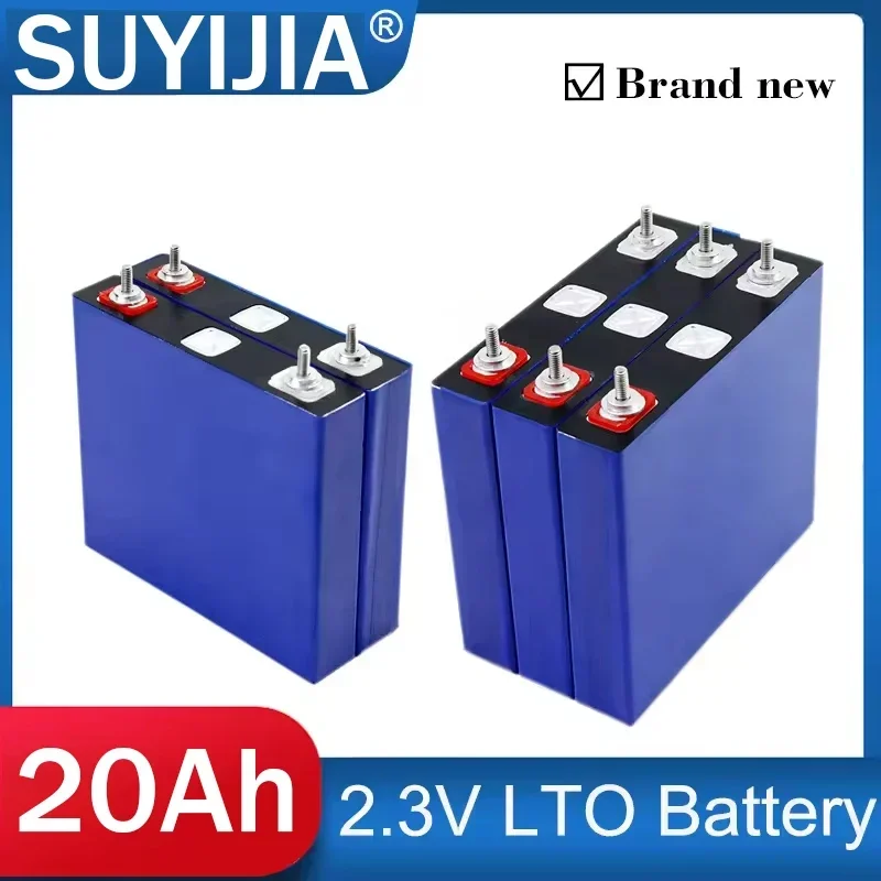 New 2.3V 20Ah Lithium titanate battery 25C High current DIY12v 24v Electric boat Tricycle Solar Speaker Car motor LTO Power Cell