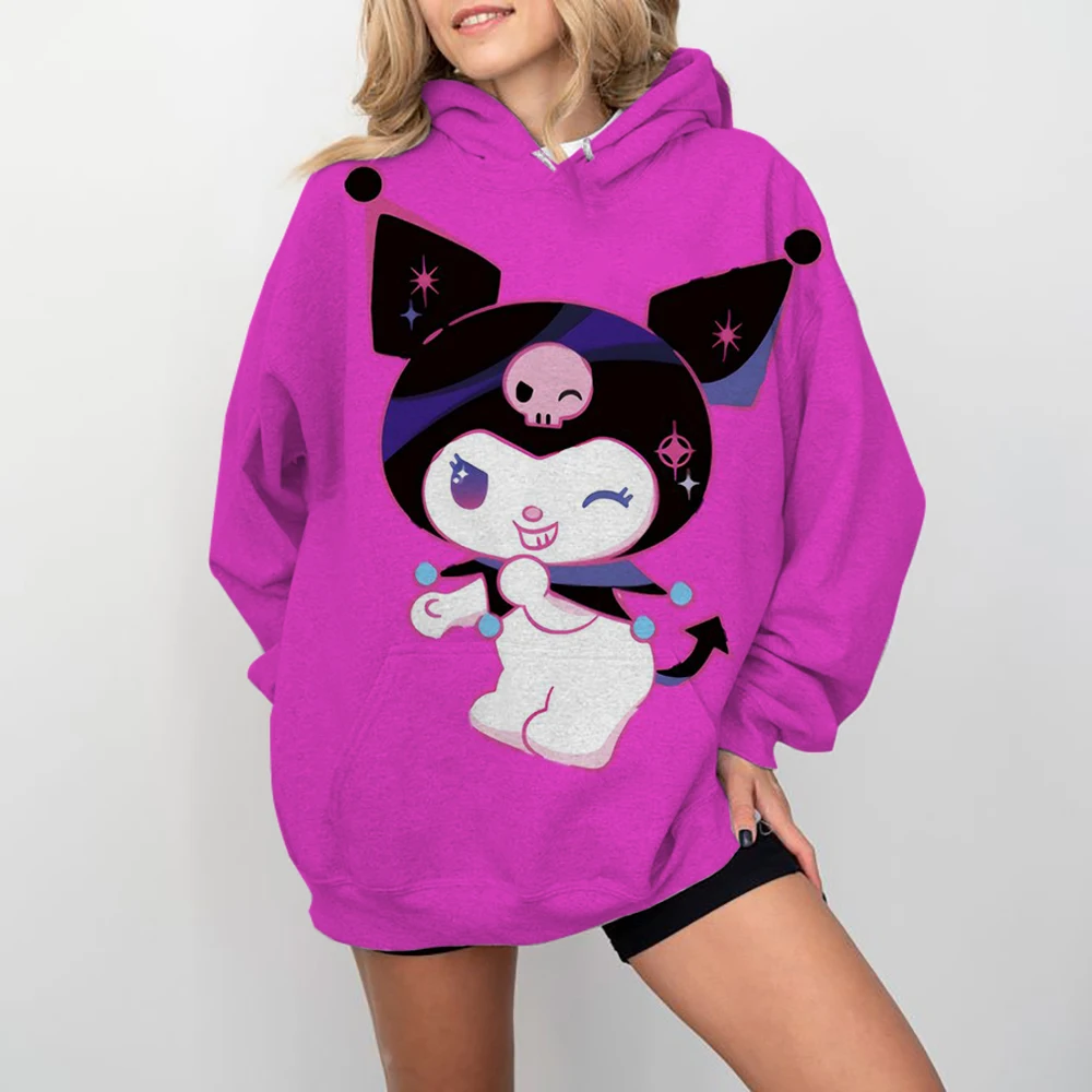 Coulomi Hello Kitty 3D Hoodie Sweatshirt Woman Clothing Harajuku Long Sleeve Hooded Pullover Sweatshirts Sport Hoodies