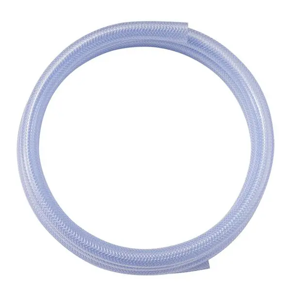 

Braided Clear Vinyl Tubing 3/4' ID x 19/20' OD 10FT Plastic PVC Tubing