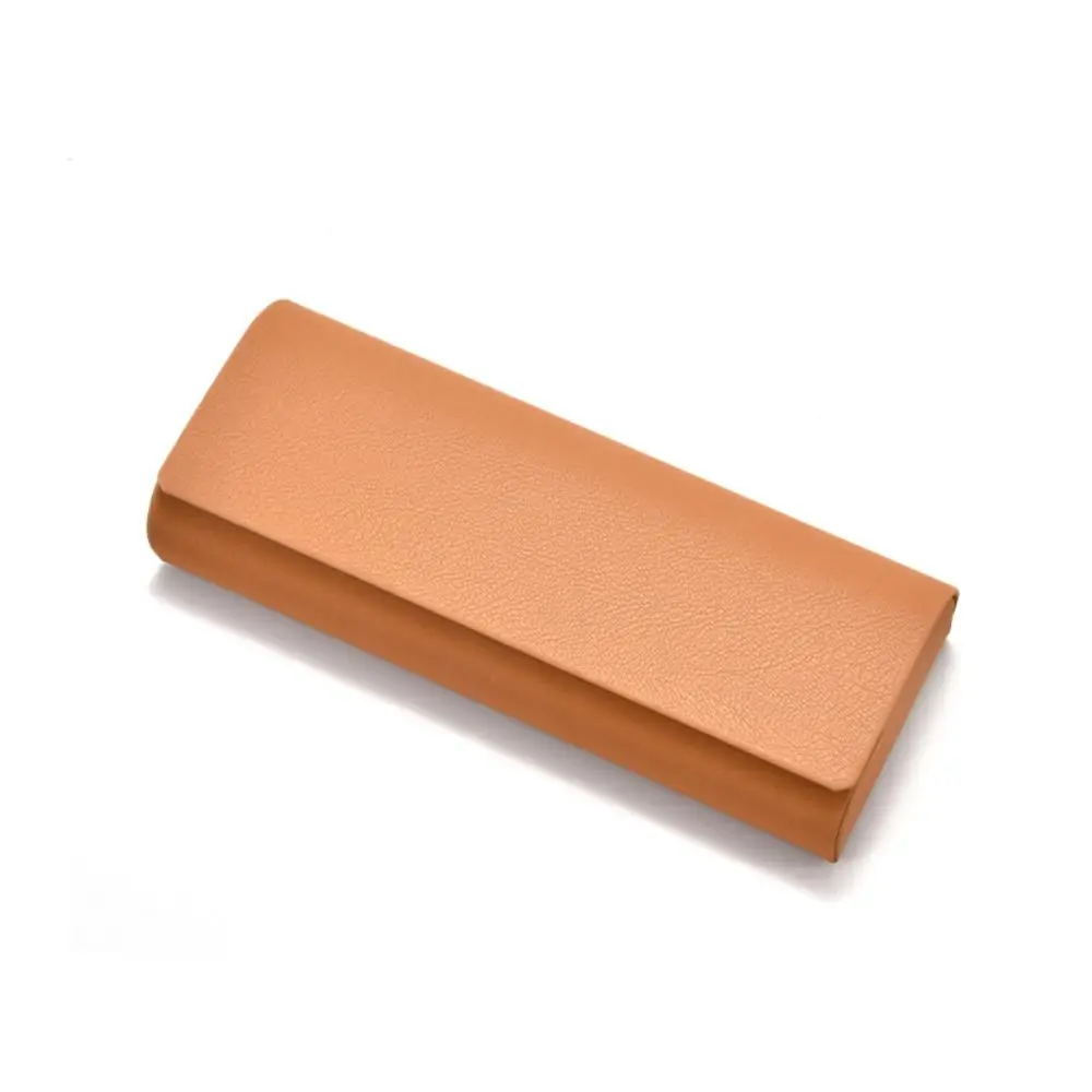 

Portable PU Leather Glasses Box Metal Protective Sleeve Sunglasses Storage Box Spectacle Case Men