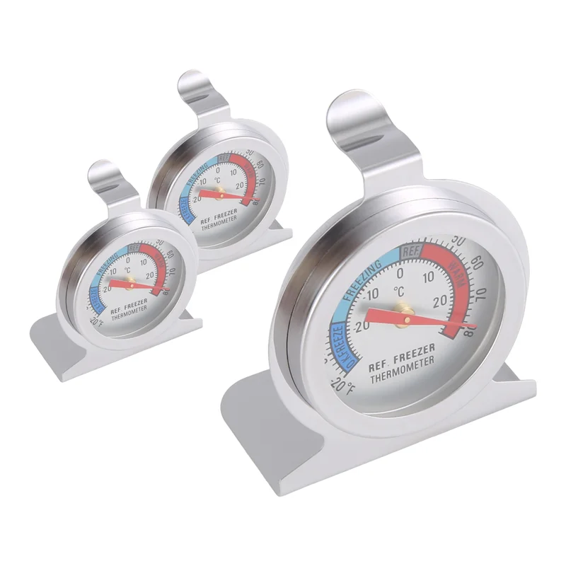 BUONO-Magometro per frigorifero e congelatore Serie Termometro a quadrante grande Termometro per temperatura per frigorifero e congelatore