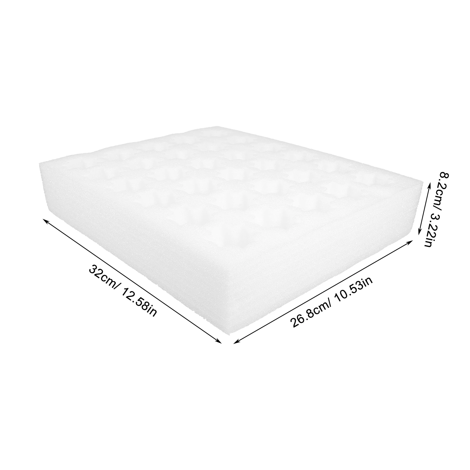 2/4/6 Sets Shatter-Proof Egg Holder Portable Egg Protective Tray For Delivery Reusable Egg Holder Foam Egg Tray(10/20/30 Grids)