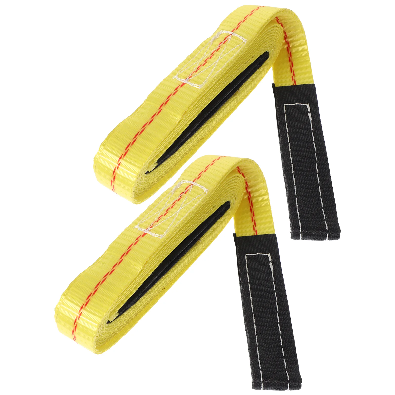 2 Pcs Tow Rope Cargo Lift Sling Moving Straps Heavy Duty Lifting Slings Trailer Belt Web Load for Furniture