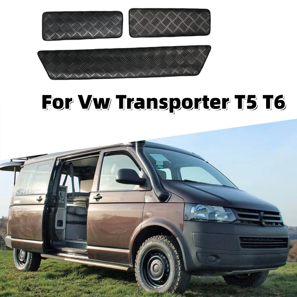 RV Carpet With Edge Step Mat For Vw Transporter T5 T6 Self-Adhesive Sliding Door Driver Passenger Door Non-Slip Mat Accessories