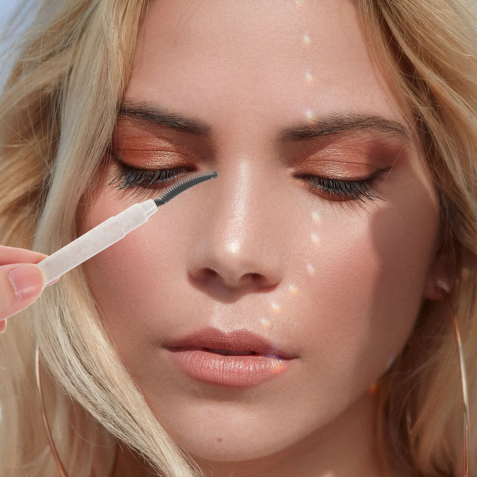 6 uds cepillos de extensión de pestañas herramientas de rímel reutilizables cepillo de pestañas ligero para separar estilismo diseño compacto viaje