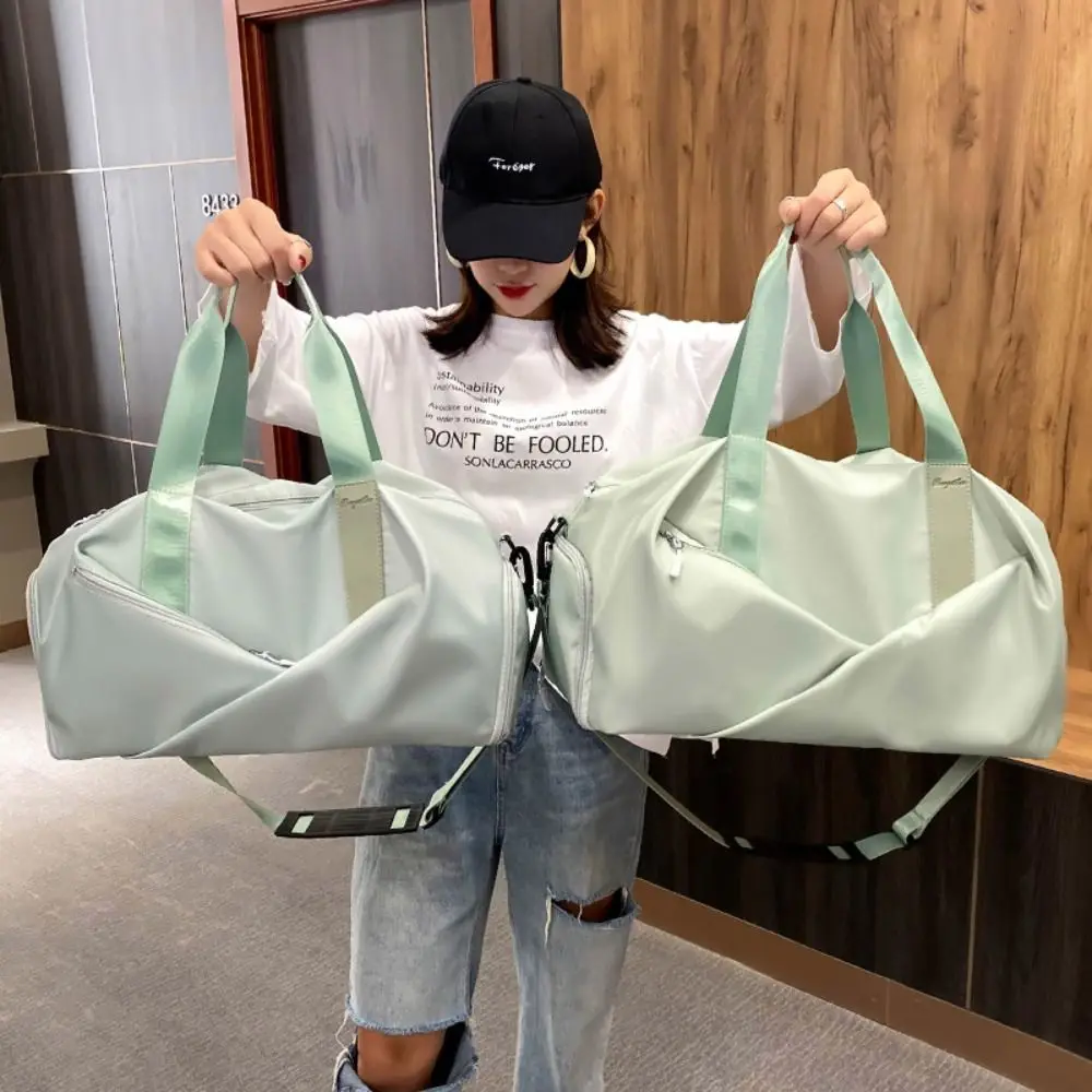 Large Capacity Sports Gym Bag Waterproof Hand Luggage Travel Dry Wet Bag Lightweight Dry Wet Separation Shoulder Messenger Bag