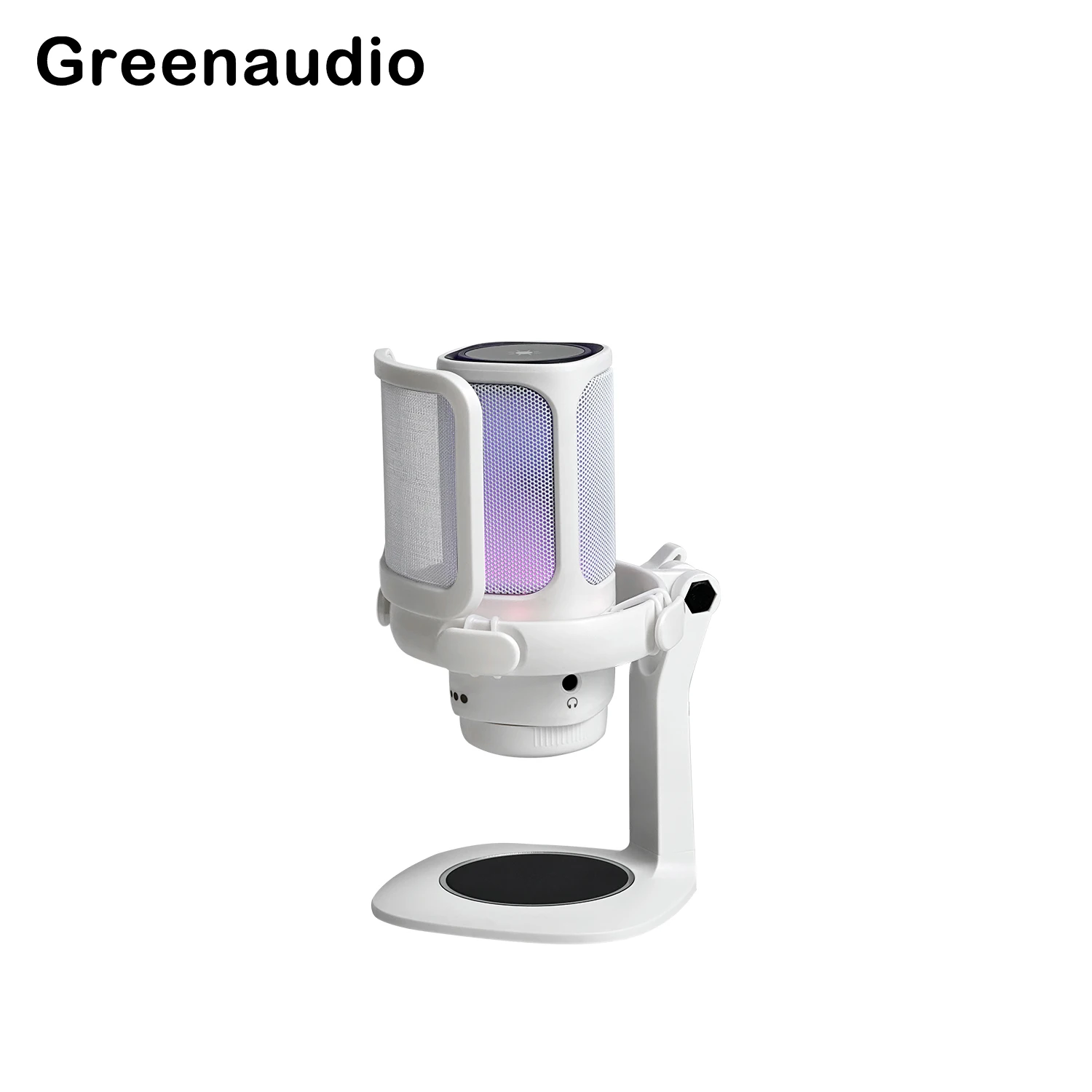 GAM-S1 Streaming Gaming Mic for Smartphone PC Recording Cardioid Condenser Microphone Plug & Play RGB Audio Microphone