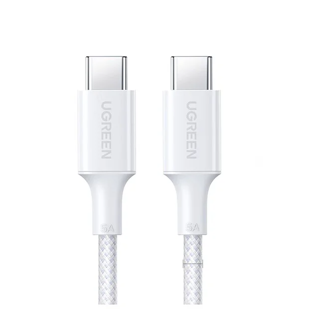 UGREEN USB C to USB C Cable 100W Fast Charging Cable Type C ABS Shell Braid Charging Cord for iPhone 15/16