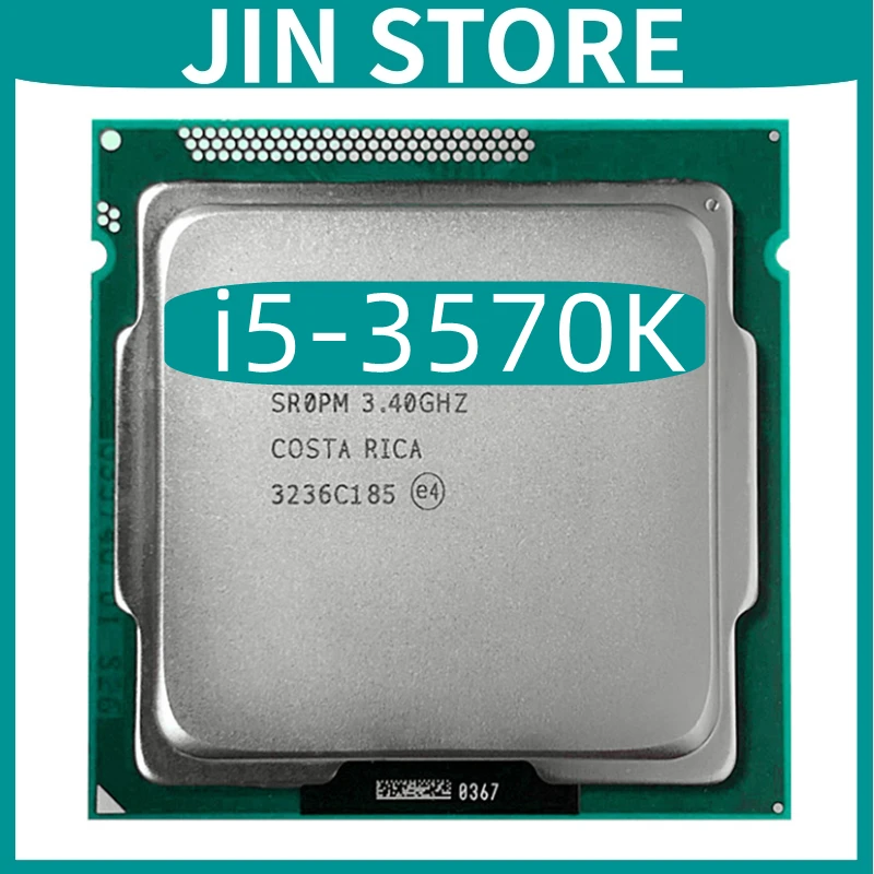 Core i5 3570K 3.4GHz 6MB SR0PM LGA 1155 77W CPU I5-3570k