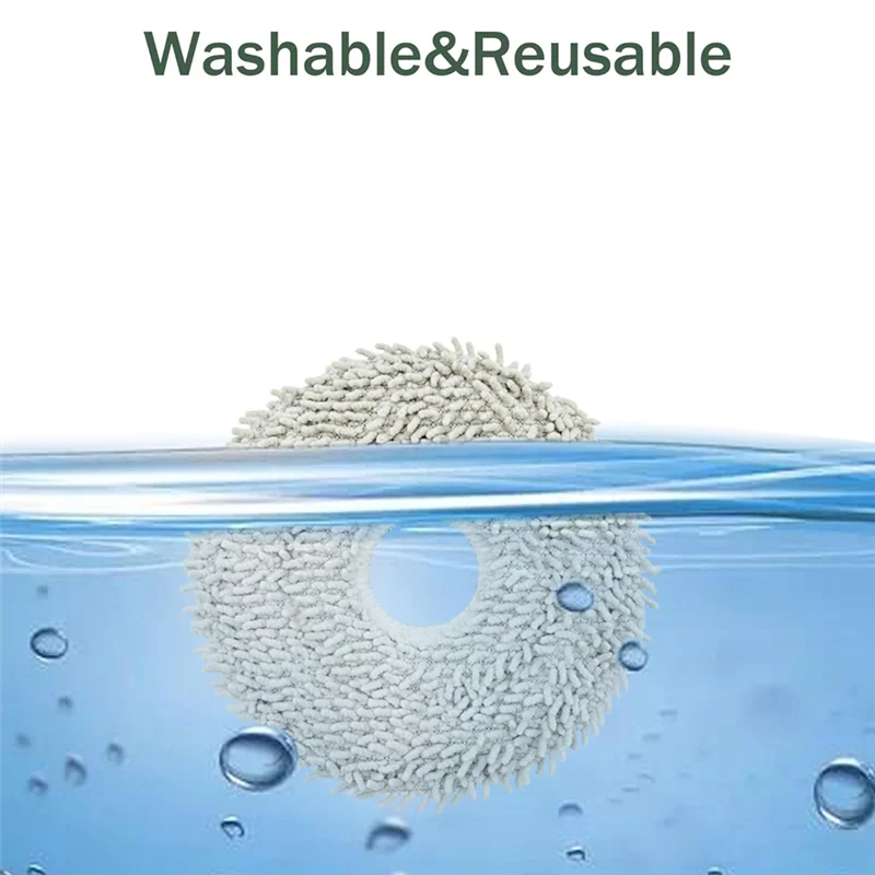 A05G-para Roborock Qrevo Master Robot aspirador Cepillo Lateral principal filtros Hepa almohadillas de fregona bolsas de polvo Kit de accesorios