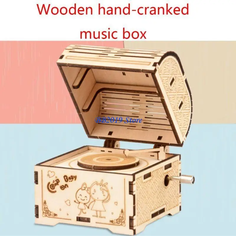 Q0KB Kids Favourite Decorative Music Box Supplies for Age 3+ Kids/Adults