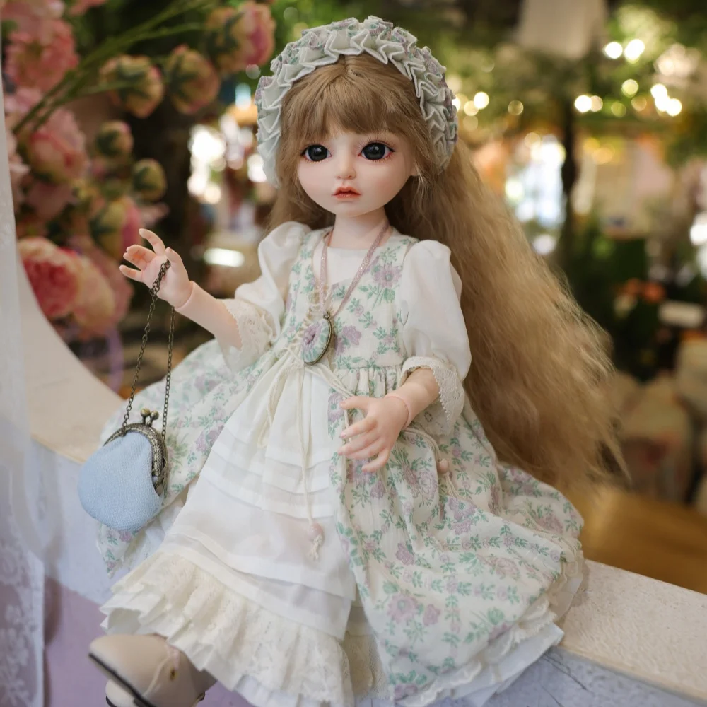 

Cloveray 18 Inch Rural Style BJD Vinyl Doll Handmade Realistic Doll Toy Hobby Collection Boys Girls Birthday Gifts With Bracket