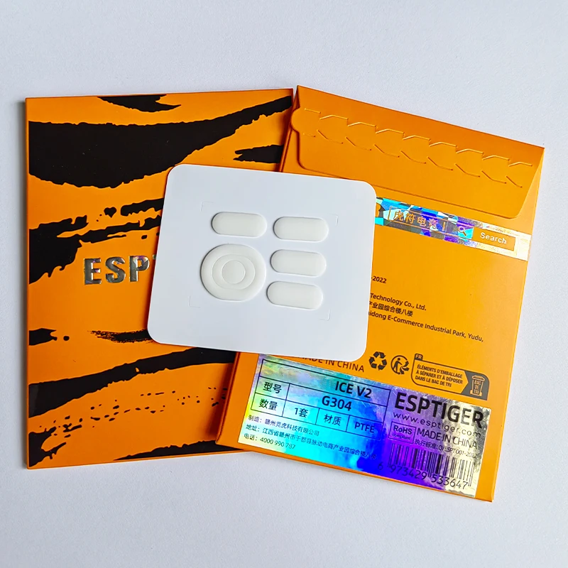 

Esports Tiger Gaming ICE Version Mouse Skates Mouse Feet for Logitech G304/ G305 Mouse White Glides Arc Edge