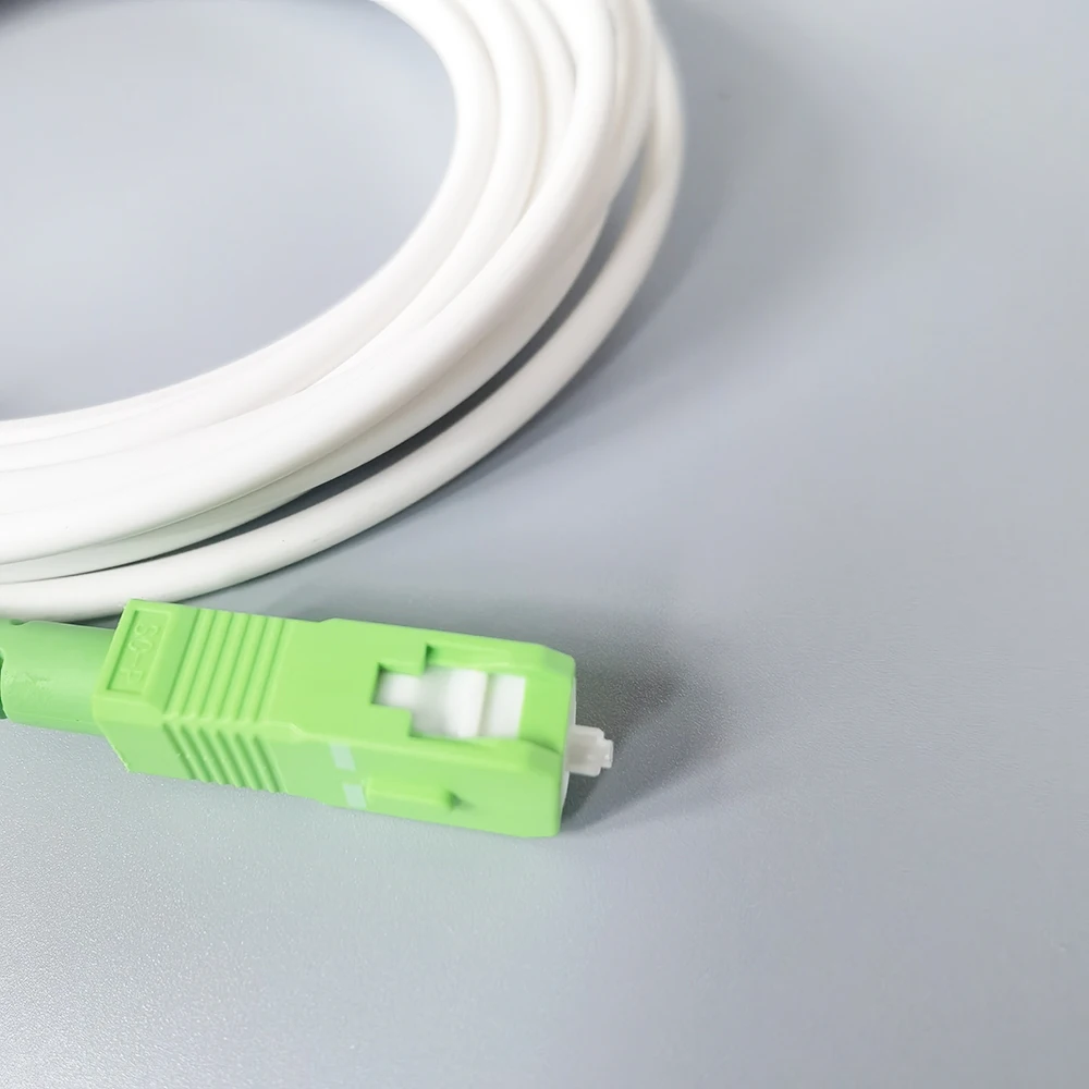 SC-APC/SC-APC Patchcord światłowodowy jednomodowy kabel światłowodowy FTTH 1,5 m/2 m/3 m przedłużacz światłowodowy Fibra Optica