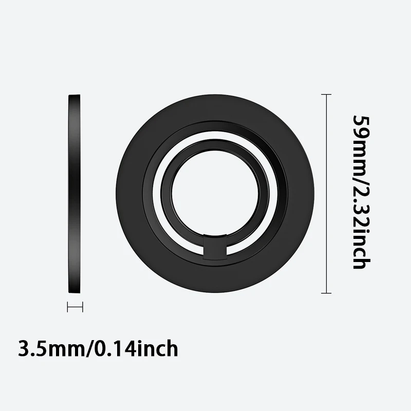 Dudukan Magnetik Kuat Lipat Ponsel untuk Cincin Jari Magsafe 360 °   Dudukan Magnet Braket Rotasi untuk iPhone 16 15 Samsung