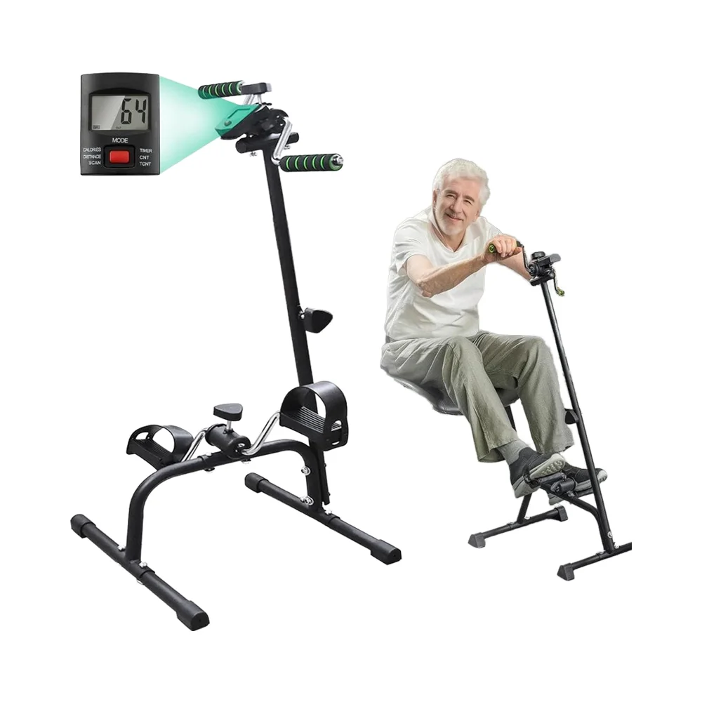 

Adjustable Mini Exercise Bike Indoor Pedal Exerciser for Seniors' Hand Arm Leg Knee Rehabilitation Fitness Equipment 2025