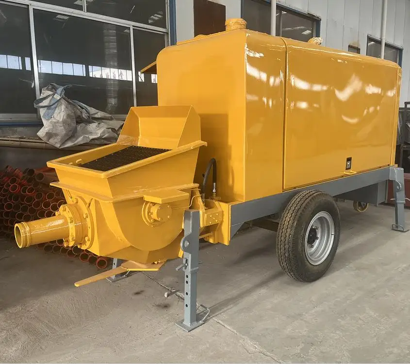YG Customized 20m3/h Diesel Small Size Concrete Pump Portable Pumpcrete for Sale in Philippines