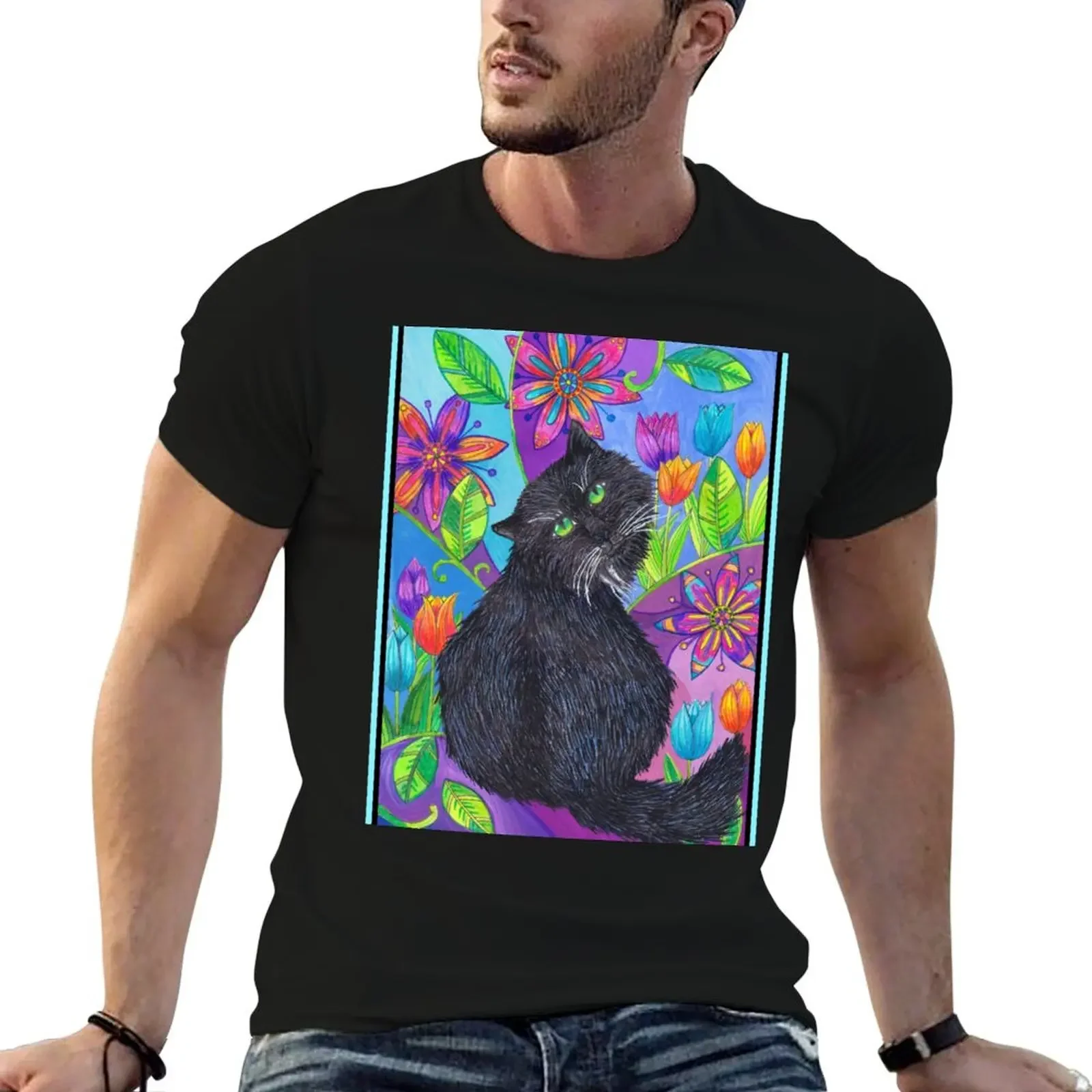 Harry the Hospital Cat T-Shirt cheap stuff kawaii clothes oversized t shirt men