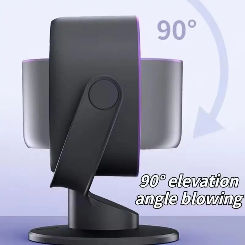 F92F quạt máy tính để bàn nhỏ thực tế Quạt quạt tường thoải mái 4000mah quạt làm mát không khí sạc để sử dụng tại nhà