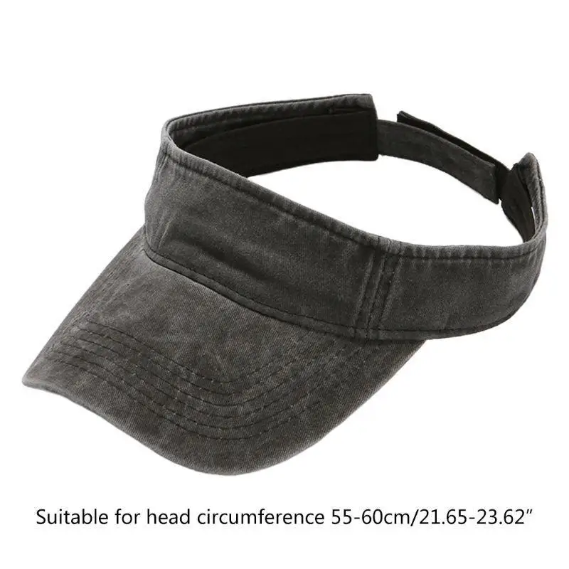 R1WE النساء غسلها الدنيم القطن فارغة قبعة بيسبول خمر بلون الصيف في الهواء الطلق الرياضة واقية من الشمس منحني قناع قابل للتعديل #6