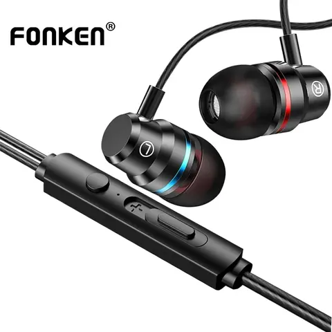 Wired Earphones with Mic for Xiaomi FONKEN