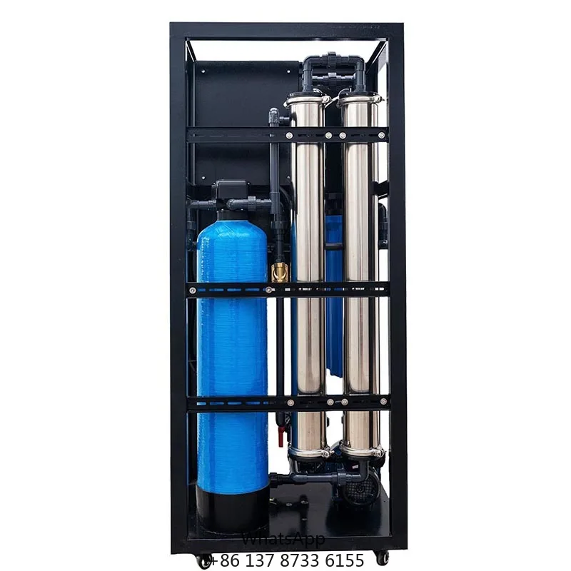 Stainless Steel Ultrafiltration Membrane Purifier 220V Reverse Osmosis Water Treatment System Pump Pressure Vessel Core Included