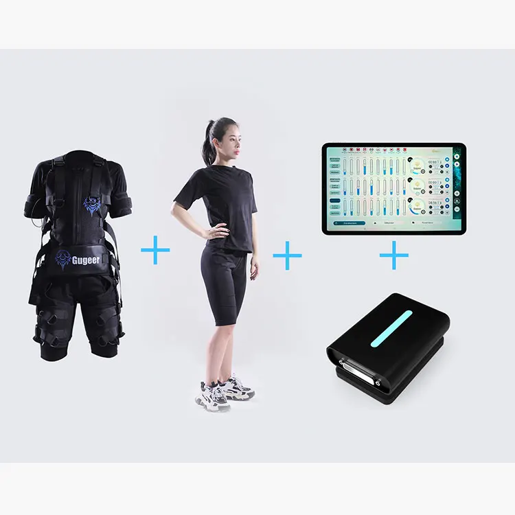 full body workout plan electrical muscle stimulation Multi person training 1 to many ems vest training machine suit