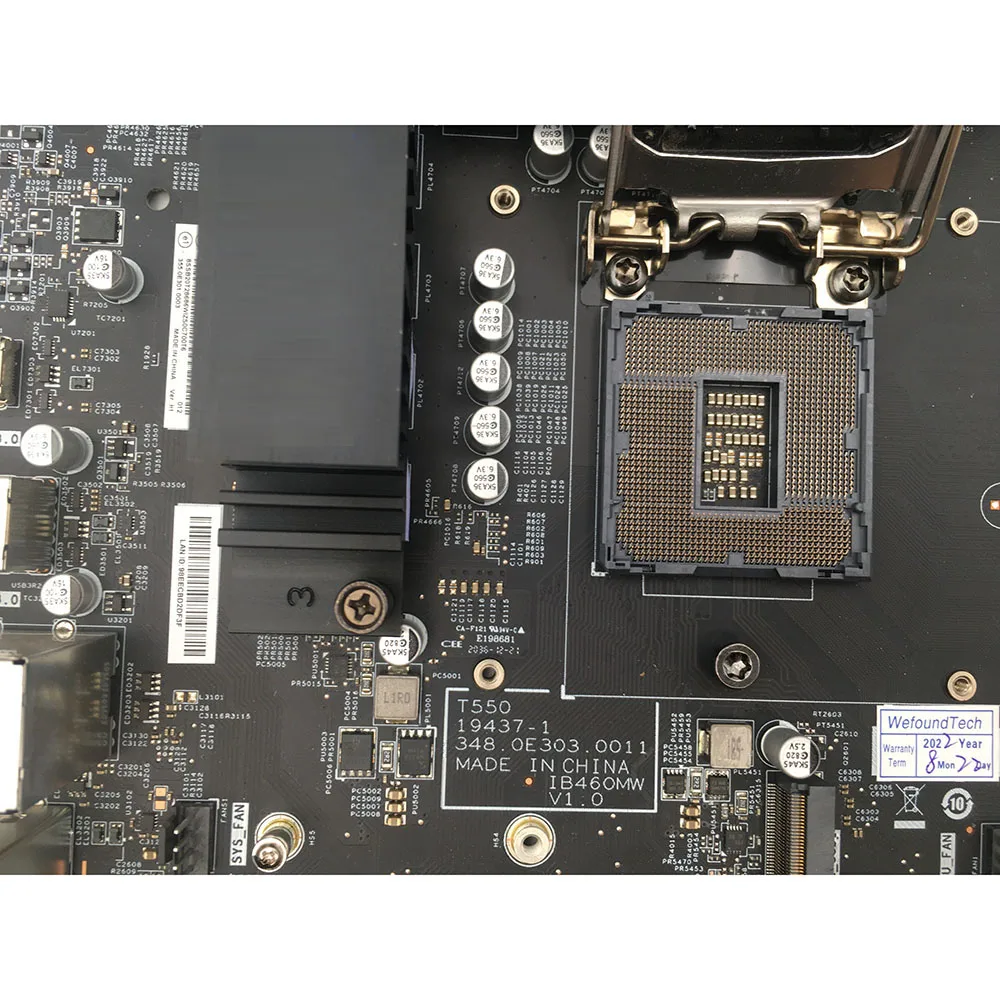 Imagem -05 - para Lenovo 7000k28imbdesktop Placa Mãe T550 Suporta 10ª Geração Cpu Mainboard Ib460mw