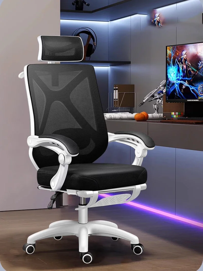 Silla reclinable sencilla para Gaming, mueble De oficina con respaldo, tocador para el hogar, para estudiantes perezosos