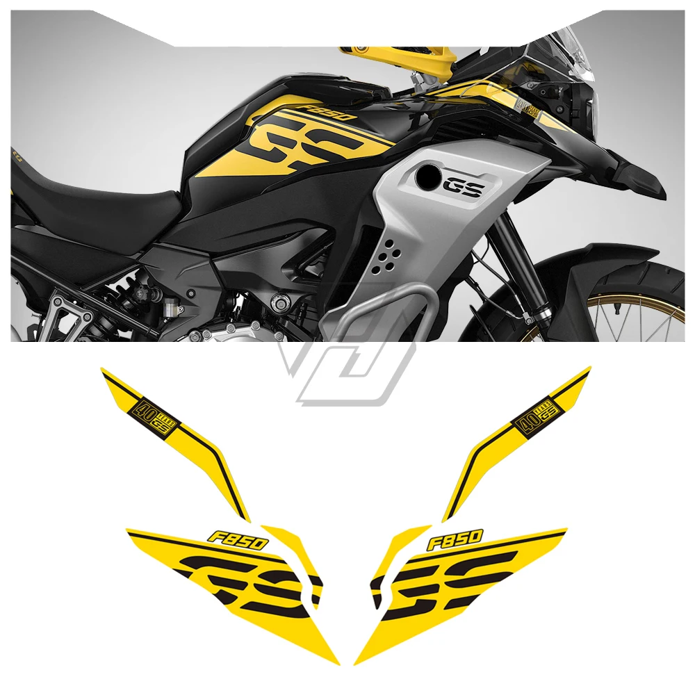 For BMW F850GS Triple Black Adventure 40 Year Decals 2019-2021 Motorcycle Fairing Sticker Kit