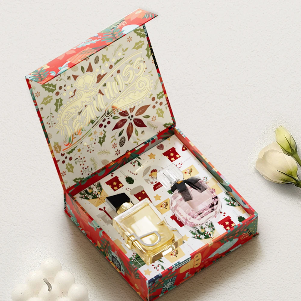 Set regalo di Natale Profumo Profumo di marca di lusso Profumi spray profumati floreali a lunga durata Profumi per gita quotidiana Eau De Parfum