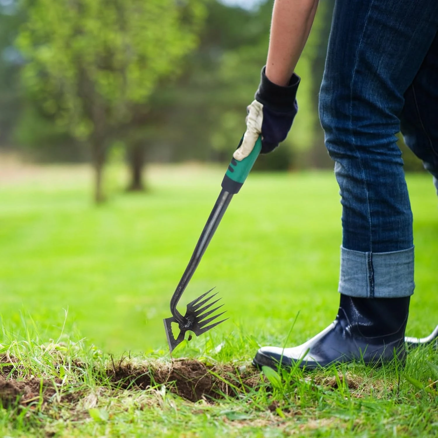 Effective Premium Comfortable Steel Hand Weeder with Strong Tines for Maximum Performance - Durable Tool for Effortless Manual W