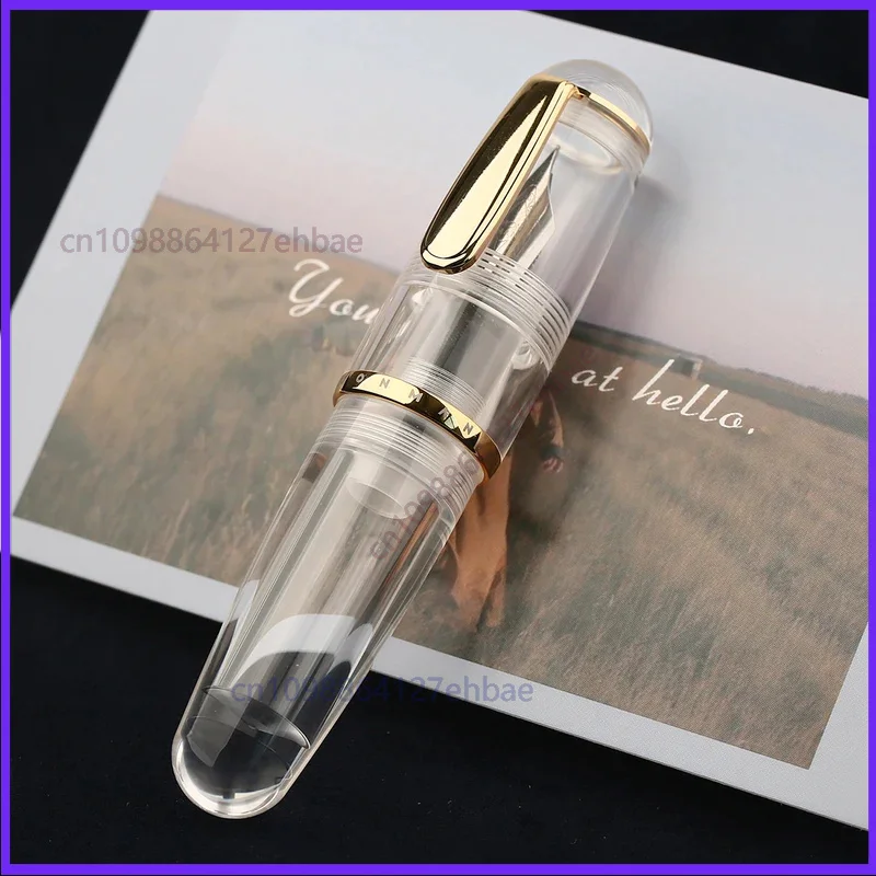 

For MAJOHN Q1 Mini Acrylic Ink Pen, Transparent Portable Ink Pen, Iridium EF/F Nib, Short Writing Set for Travel