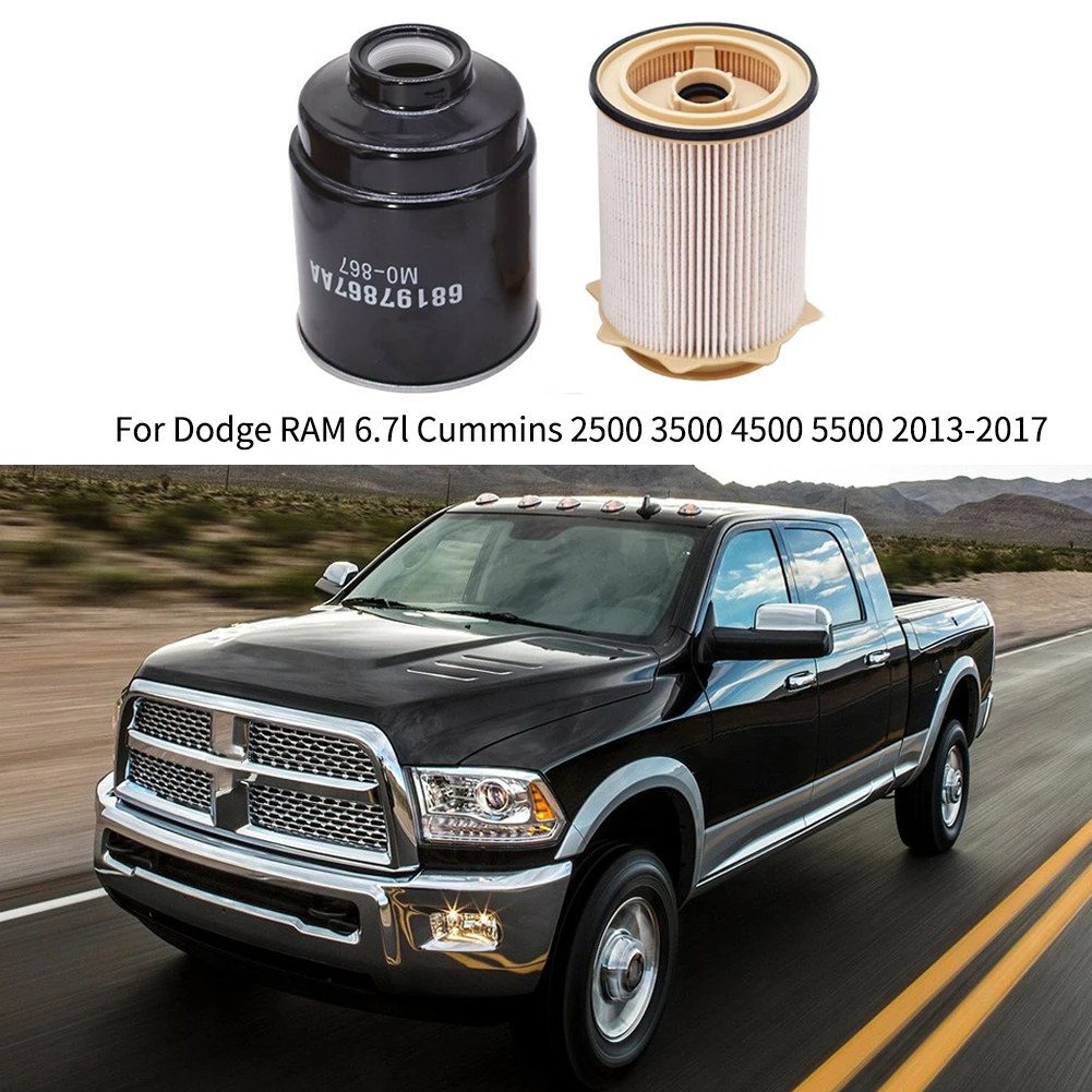 Automobiles Filters Diesel Fuel Filter Auto Replacement Parts Black+White High Quality Parts 1 Set Fuel Filters