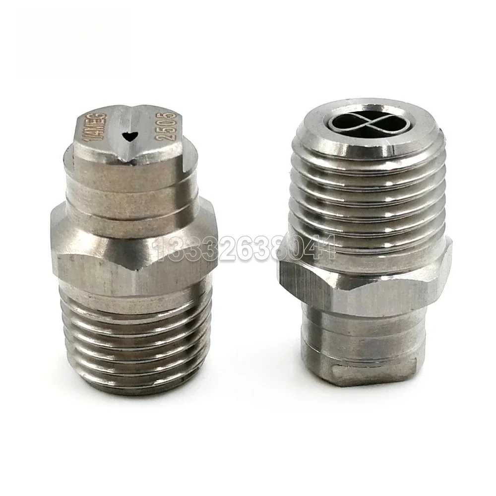 Flat Fan Road Sweeper Spray, Industrial Clean Wash Nozzle, High Pressure, HU, HVV, CC Jet, 0, 15, 25, 40, 50, 65 Degree, 1/4