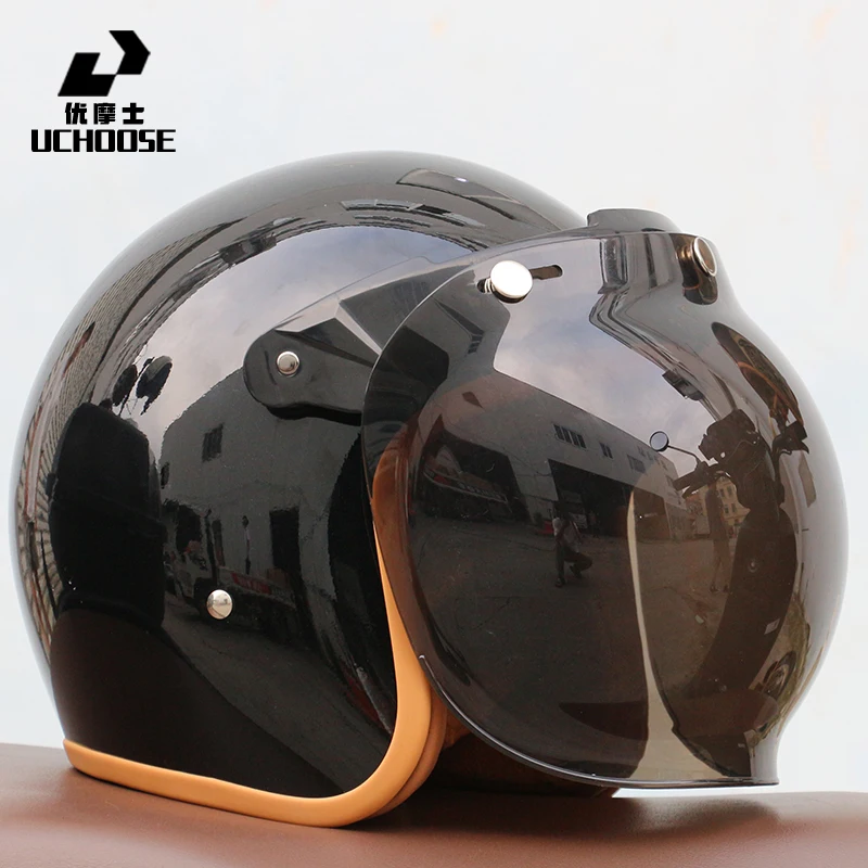 

3/4 Motorcycle Helmet Unisex Full Face Helmet for Men And Women Protective Gear for Motorbike Riding