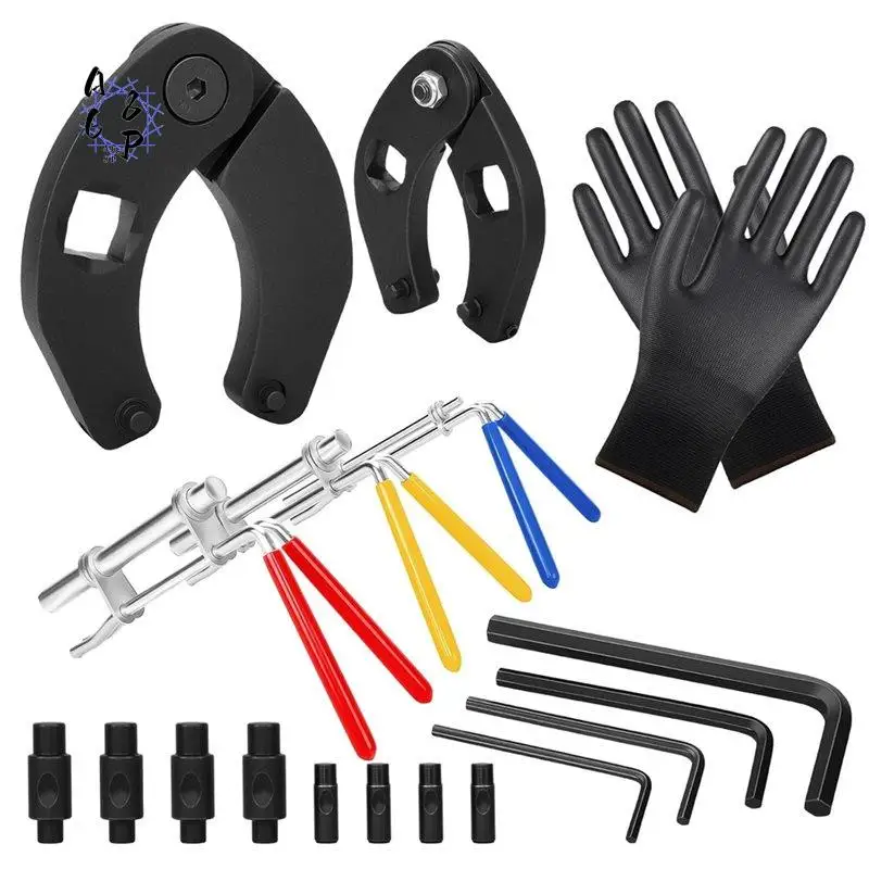 

A68P-3 Pack Hydraulic Seal Tools, 1266 Adjustable Gland Nut Wrench & 7463 Small Universal Gland Wrench,Suitable For Farm