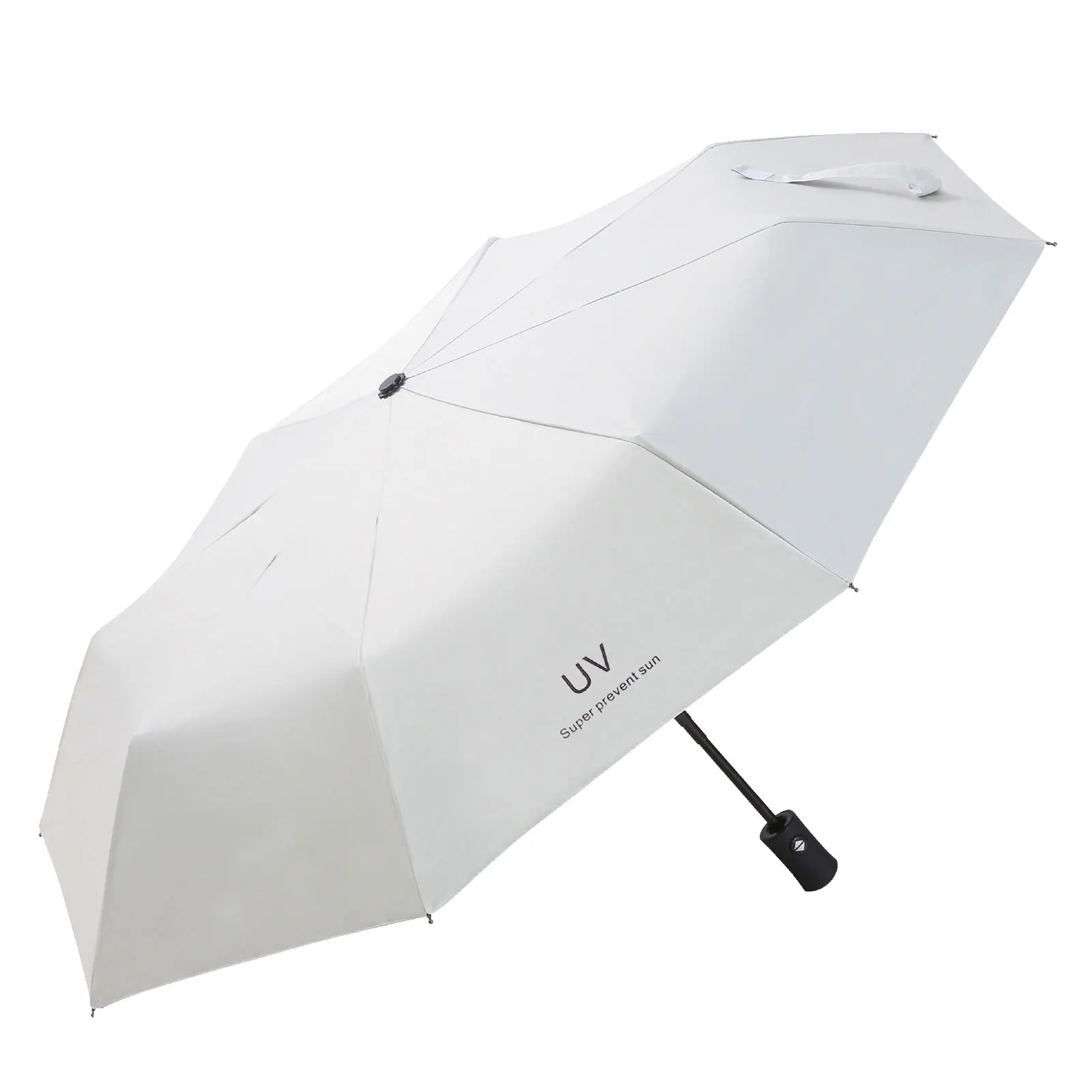 3-folding Portable Travel Auto Close Open Rain Sunny Sunscreen Anti Wind Shade Beach Durable Compact Simple Automatic Umbrella