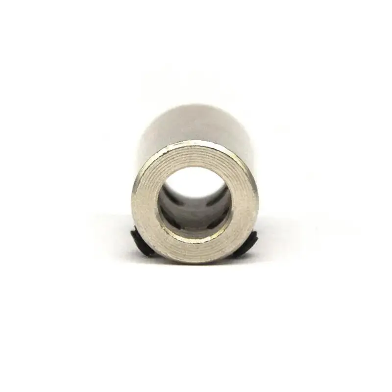 Accouplement rigide en acier n ° 45, pièces de moteur de bricolage, rallonge d\'arbre de moteur, diamètre intérieur, 4mm, 5mm, 6mm, 8mm, 10mm, 12mm