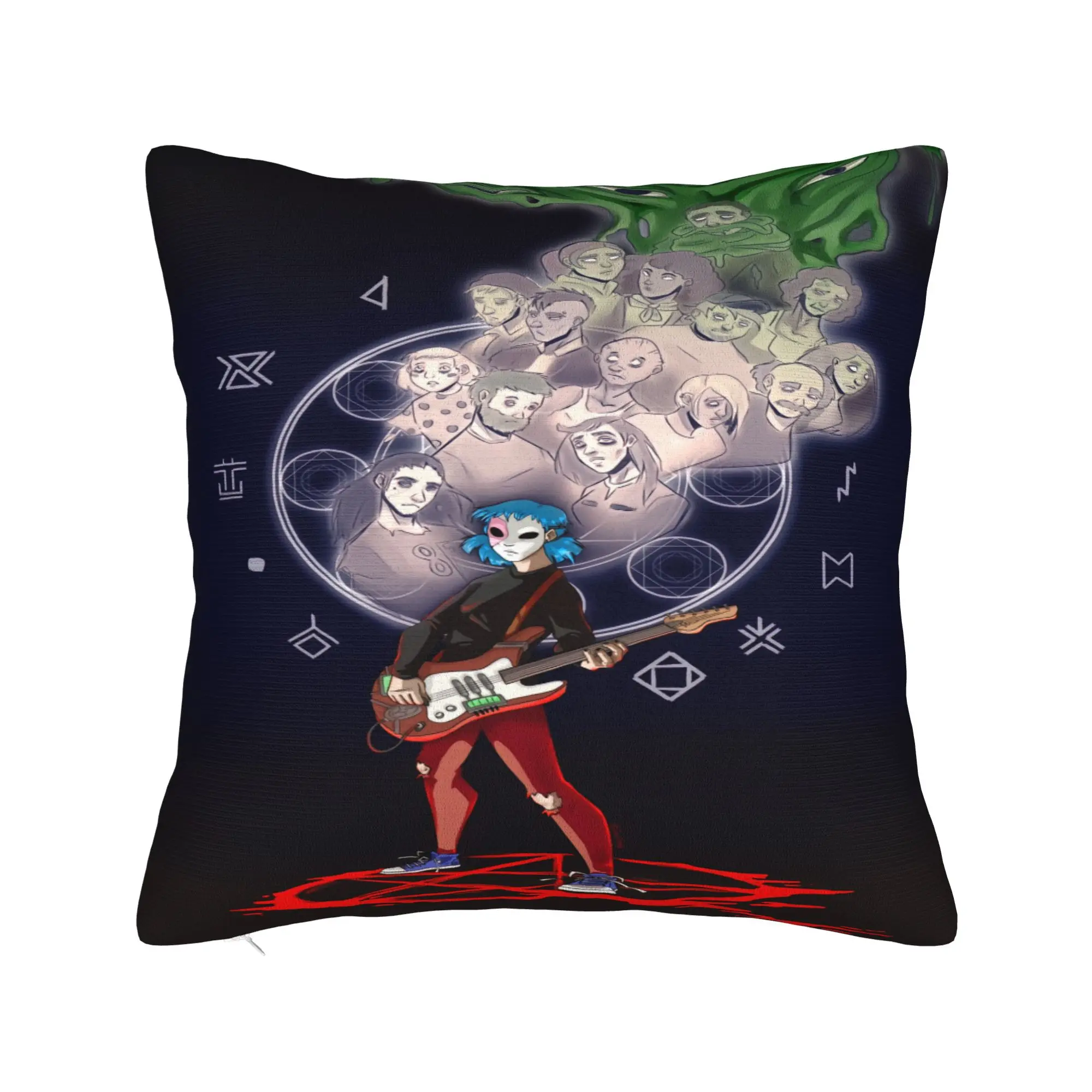 Sally Face Sal Fisher Pillowcases  Retro Trendy Pillow Case For Office Car Home Decor Soft Pillow Cover
