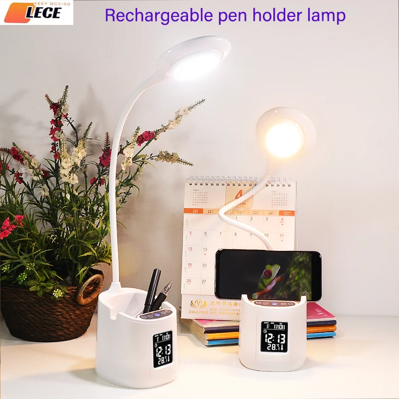 

LECE rechargeable led light child reading book desk lamp for bedroom reading desk