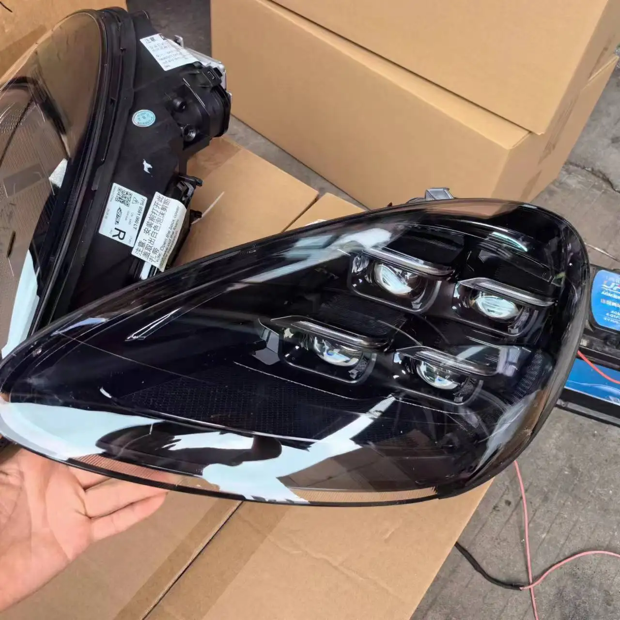 HOT SALE for porsche Cayenne Matrix Style Headlights Direct Replacement of Non-destructive Installation Led Headlights