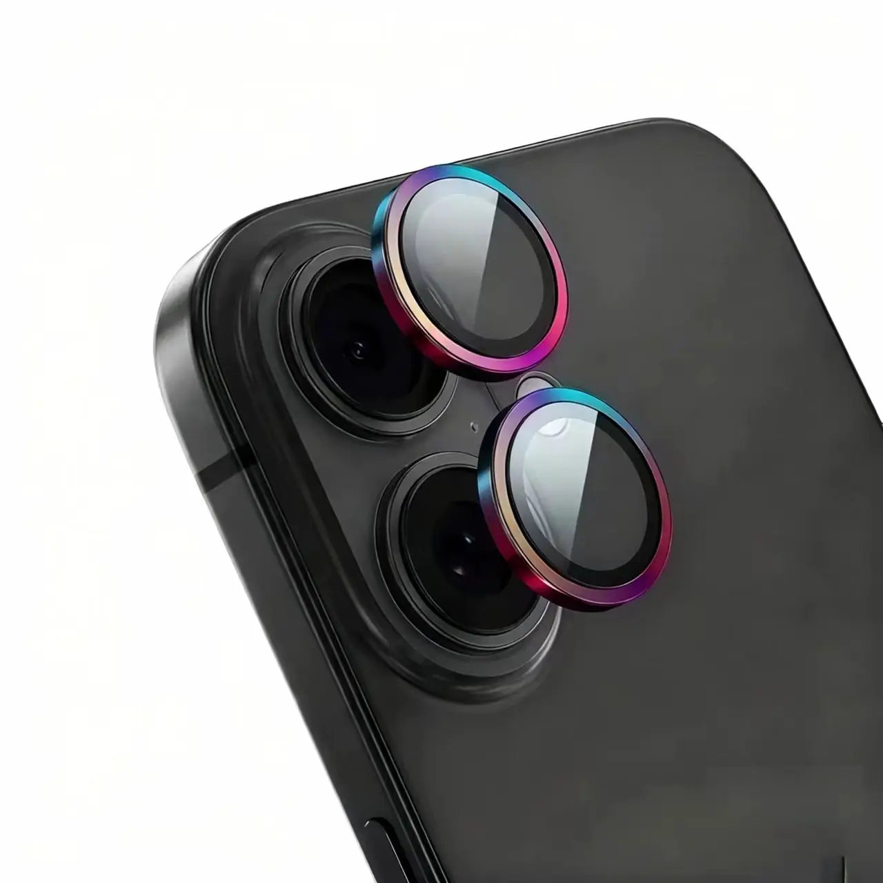 1-3Pcs For IPhone 17 Metal Camera Lens Tempered Glass Full Cover Back Aluminum Lens Ring Case Camera Protector For 17 Lens Cap