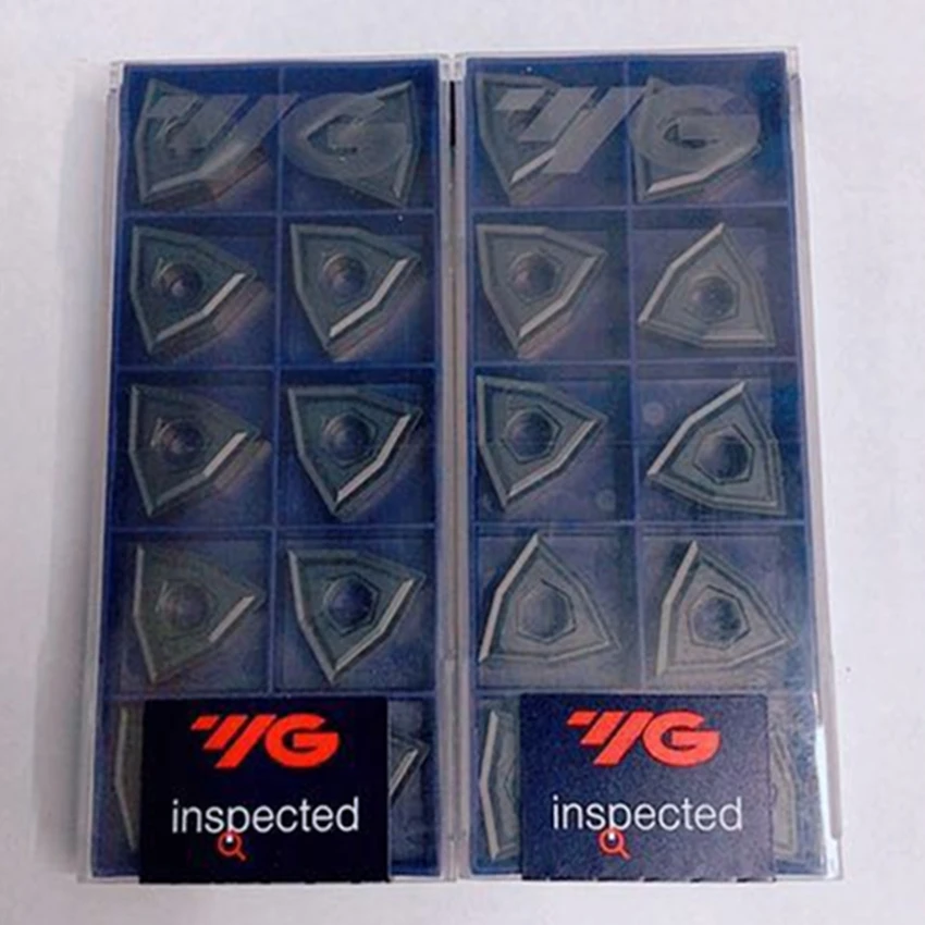 Imagem -02 - Cnc Transformando Carboneto Insere Wnmg080404-uc Yg1001 Wnmg080408-uc Yg1001 Wnmg080412-uc Yg1001 Caixa Original 10 Pcs